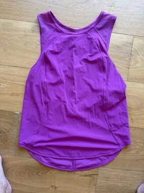 lululemon athletica Womens Magenta Racerback Tank Top